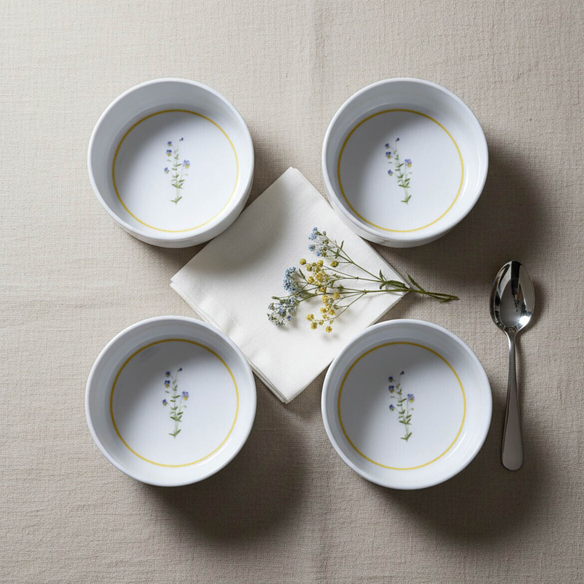 Paris Flower 4 Parça 12 cm Kase 29551