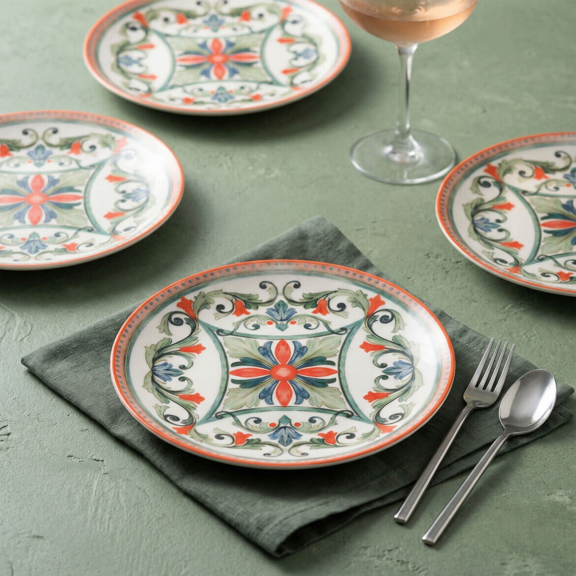 Camelia Rustik 4 Kişilik Pasta Takımı 3053