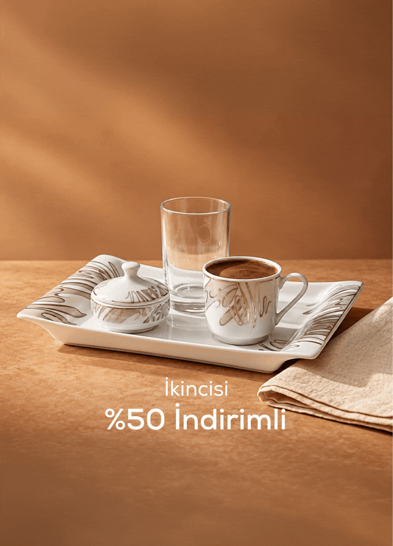 Seçili Kahve Setlerinde 1 Alana 2. ürün %50 indirimli