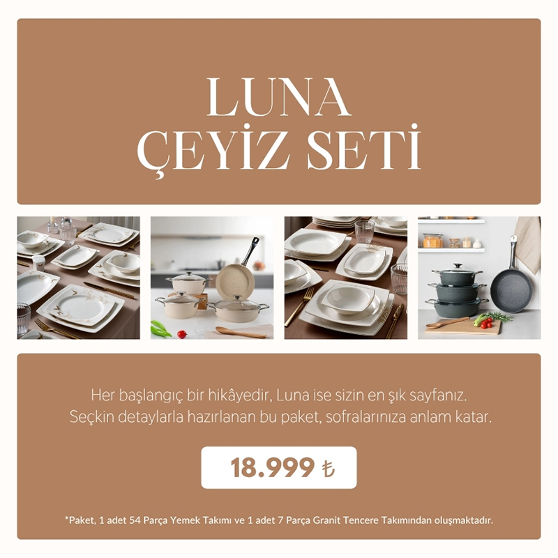 LUNA ÇEYİZ SETİ