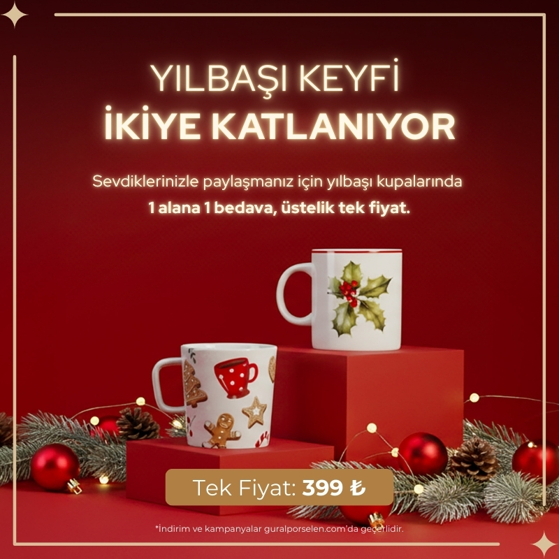 Mug Bardaklarda 1 Alana 1 Bedava Form 6837