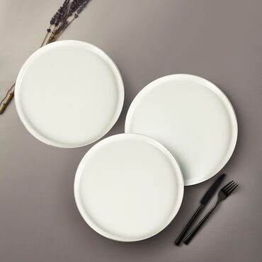BİLBAO 3 PARÇA 27 CM SERVİS TABAĞI PIRLANTA - GÜRAL PORSELEN