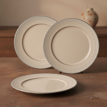 Güral 6 Adet 27 Cm Servis Tabağı Reaktif Agate Vr 969 - GÜRAL PORSELEN