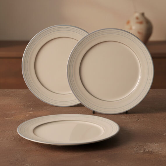 Güral 6 Adet 27 Cm Servis Tabağı Reaktif Agate Vr 969 - 2