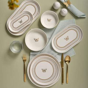 Bilbao 30 Parça 6 Kişilik Yemek Takımı 65691 - GÜRAL PORSELEN