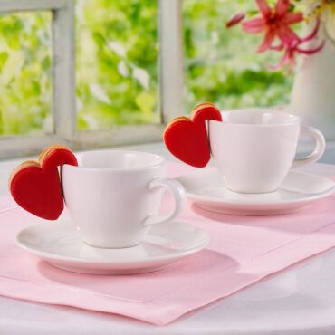 Bistro 4 Parça Kahve Fincan Takımı - GÜRAL PORSELEN