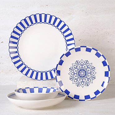 Camelia 24 Parça 6 Kişilik Yemek Takımı 4106 - GÜRAL PORSELEN (1)