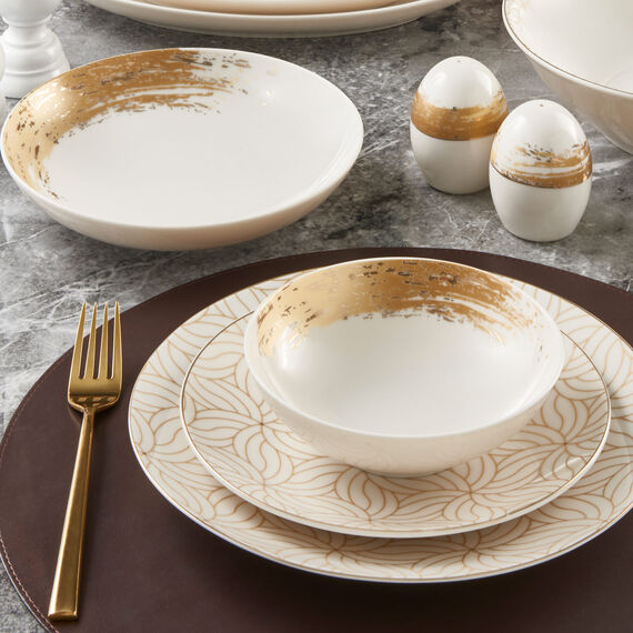 Camelia 54 Parça 12 Kişilik Yemek Takımı Gold 6420 - 8