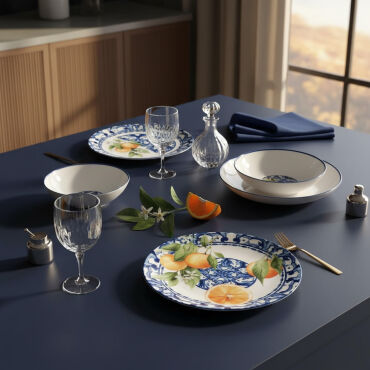 Camelia 8 Parça 2 Kişilik Yemek Takımı 5535 - GÜRAL PORSELEN