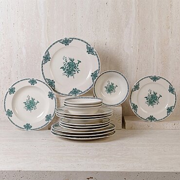 Eda Nostaljik 4 Kişilik 16 Parça Yemek Takım 62843 - GÜRAL PORSELEN