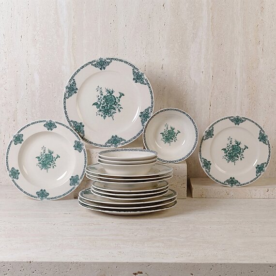 Eda Nostaljik 4 Kişilik 16 Parça Yemek Takım 62843 - 1