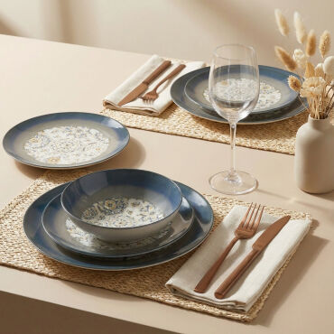 Camelia 24 Parça 6 Kişilik Yemek Takımı 3200 - GÜRAL PORSELEN