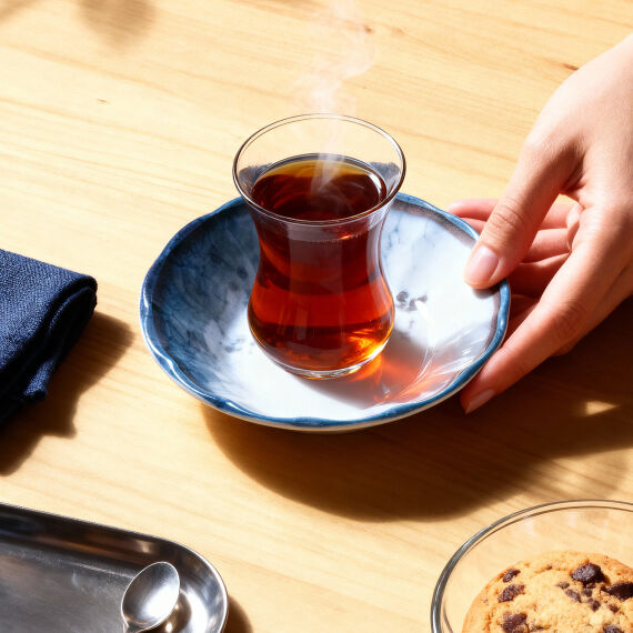 Acem 12 Parça 10 cm Çay Tabağı 1341 - 7