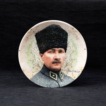 Ata 25 Cm Düz Tabak - 18818 - GÜRAL PORSELEN