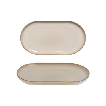 Bilbao 2 Adet 20x11 Cm Kayık Tabak Agate 969 - GÜRAL PORSELEN