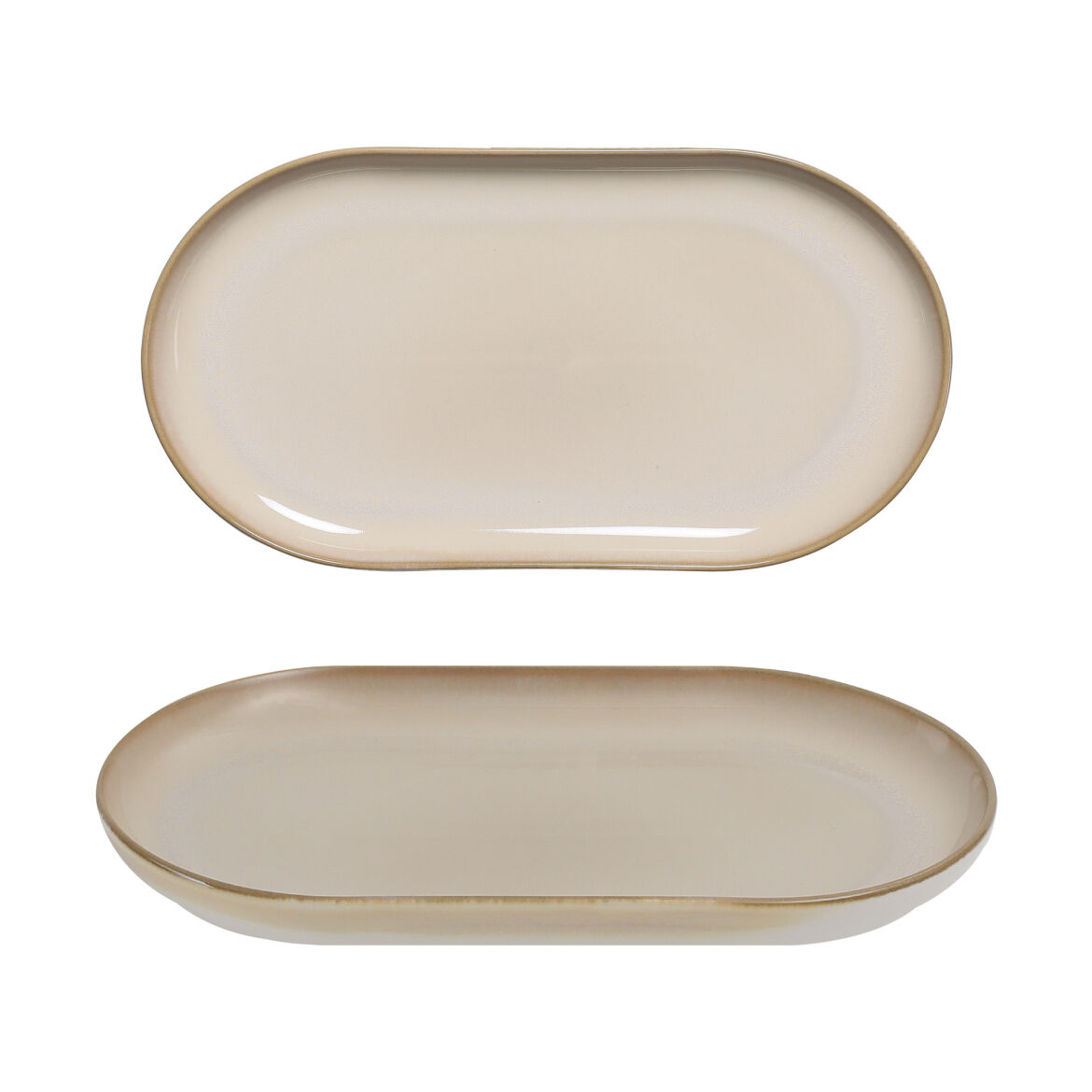 Bilbao 2 Adet 25x15 Cm Kayık Tabak  Agate 969