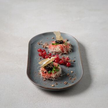 Bilbao 2 Adet 25x15 Cm Kayık Tabak Elemental 241 - GÜRAL PORSELEN