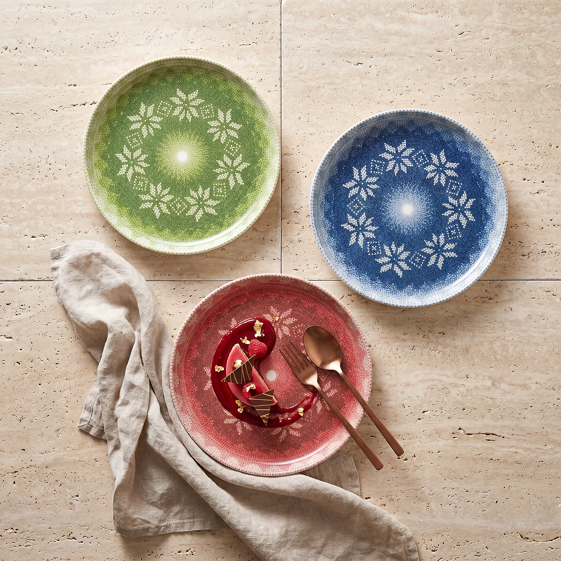 Bilbao 6 Parça 21 Cm Pasta Takımı 3100 - GÜRAL PORSELEN (1)