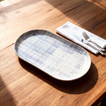 Bilbao Life 25x15 cm Kayık Tabak 4256 - GÜRAL PORSELEN