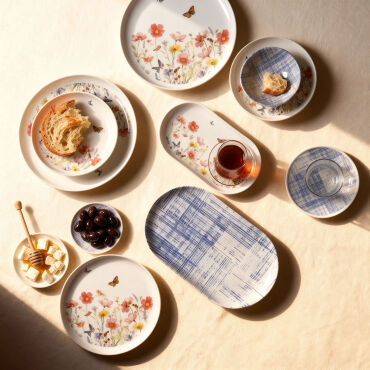 Bilbao Life 27 parça 6 Kişilik Kahvaltı Takımı 4256 - GÜRAL PORSELEN