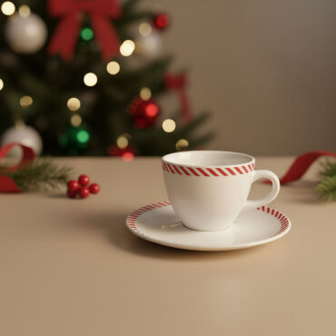 Bistro Red Glow Çay Takımı 6830 - GÜRAL PORSELEN