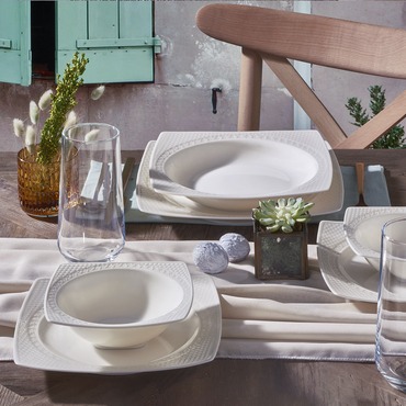 Bonenjoy 24 Parça 6 Kişilik Yemek Takımı - GÜRAL PORSELEN