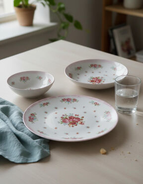 Camelia 12 Parça 4 Kişilik Yemek Takımı 5848 - GÜRAL PORSELEN