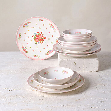 Camelia 12 Parça 4 Kişilik Yemek Takımı 5848 - GÜRAL PORSELEN