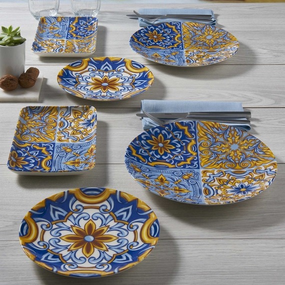 Camelia 18 Parça 6 Kişilik Bone Kahvaltı Takımı 2188