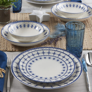 Camelia 24 Parça 6 Kişilik Yemek Takımı 1614 - GÜRAL PORSELEN