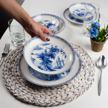 Camelia 24 Parça 6 Kişilik Yemek Takımı 3960 - GÜRAL PORSELEN