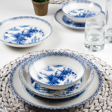 Camelia 24 Parça 6 Kişilik Yemek Takımı 3960 - GÜRAL PORSELEN