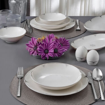 Camelia 54 Parça 12 Kişilik Yemek Takımı 67101 - GÜRAL PORSELEN