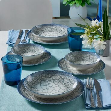 Camelia 6 Kişilik 24 Parça Yemek Takımı 13261 - GÜRAL PORSELEN