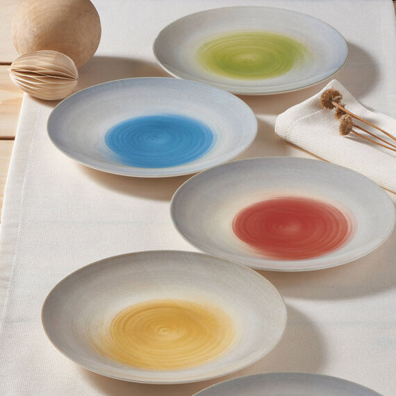 Camelia 6 Parça Bone Pasta Takımı - 22256 - 4