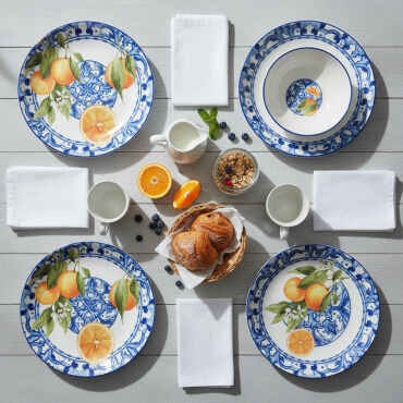 Camelia 8 Parça 2 Kişilik Yemek Takımı 5535 - GÜRAL PORSELEN