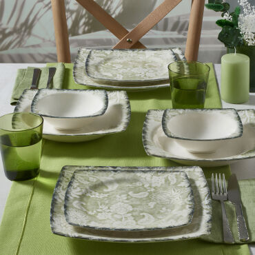 Caroline 24 Parça 6 Kişilik Yemek Takımı 2421 - GÜRAL PORSELEN