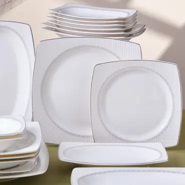 Caroline 30 Parça 6 Kişilik Yemek Takımı 6366 - GÜRAL PORSELEN (1)