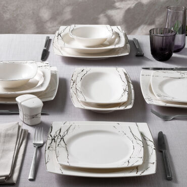 Caroline 54 Parça 12 Kişilik Yemek Takımı 66851 - GÜRAL PORSELEN