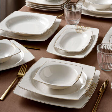 Caroline 54 Parça 12 Kişilik Yemek Takımı 6711 - GÜRAL PORSELEN