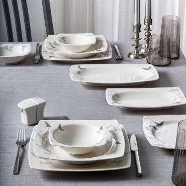 Caroline 54 Parça 12 Kişilik Yemek Takımı 67131 - GÜRAL PORSELEN