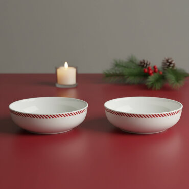 Ece 2'li Red Glow 14 cm Kase 6830 - GÜRAL PORSELEN