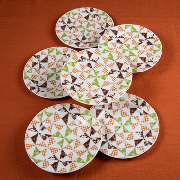 Eda 6 Parça Bone Pasta Takımı - GÜRAL PORSELEN