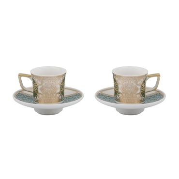 El Dekoru Huma 4 Parça 2 Kişilik Türk Kahvesi Takımı - GÜRAL PORSELEN