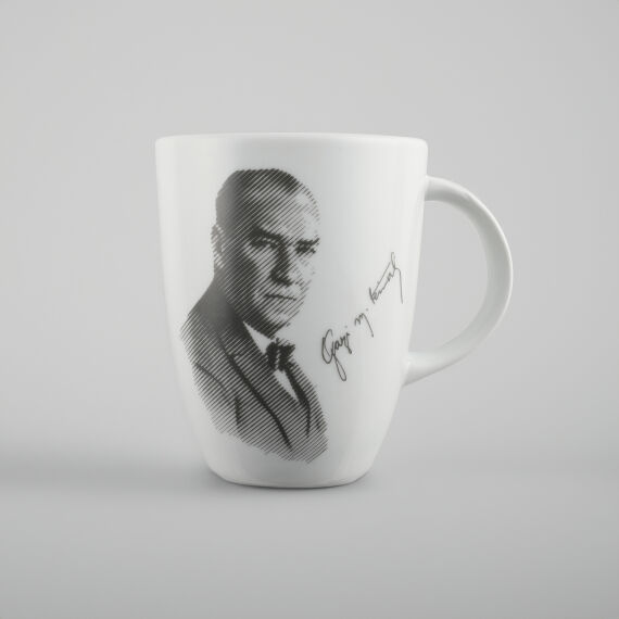 Elit Atatürk Desenli Mug Bardak