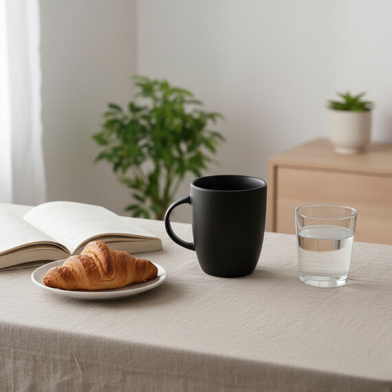 Elit Black Matt 2 Parça Mug Bardak 220 cc - 3