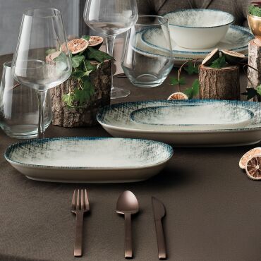 Enternasyonel 2 Parça 29 Cm Kayık Tabak 562 - GÜRAL PORSELEN