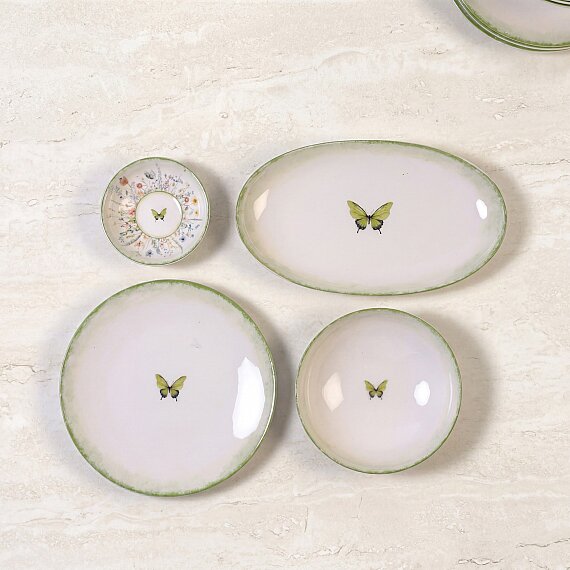 Flora Green 12 Parça 4 Kişilik Yemek Takımı 4883 - 1