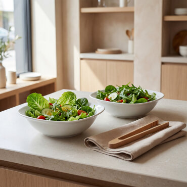 Gala 2 Parça 18 cm Salad Bowl - GÜRAL PORSELEN
