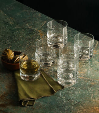 Güral Cam Taşlı 6 'Lı Meşrubat Bardağı 11187 - GÜRAL PORSELEN